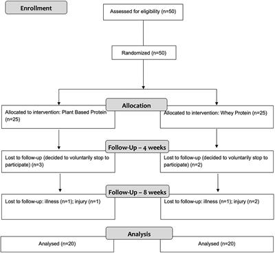 A Novel Plant-Based Protein Has Similar Effects Compared to Whey Protein on Body Composition, Strength, Power, and Aerobic Performance in Professional and Semi-Professional <mark class="highlighted">Futsal</mark> Players